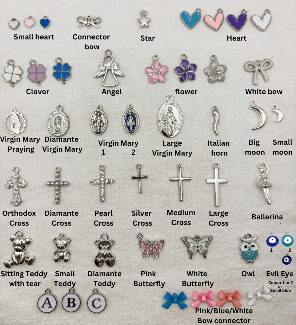 Personalised Silver Baby Keepsake Safety pin brooch - 3 loop