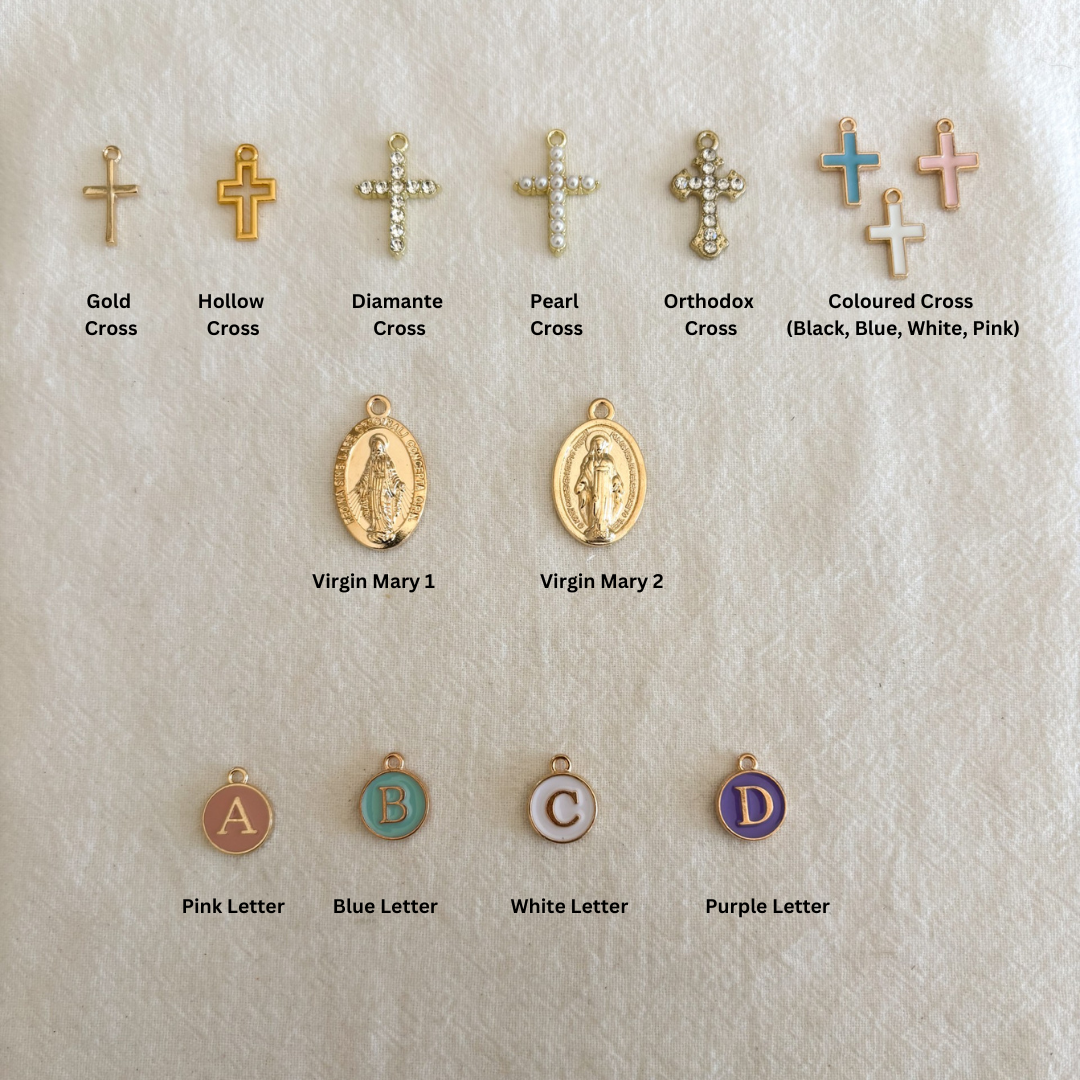 Catholic Virgin Mary Personalised Protection bow brooch