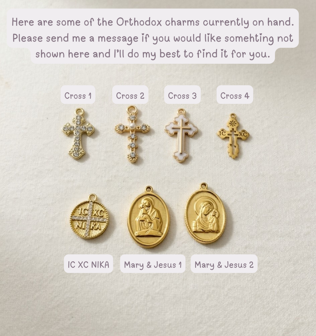 Orthodox Christian Baby Keepsake Pin - Customizable Gold Charms for Boys, Girls & Newborns