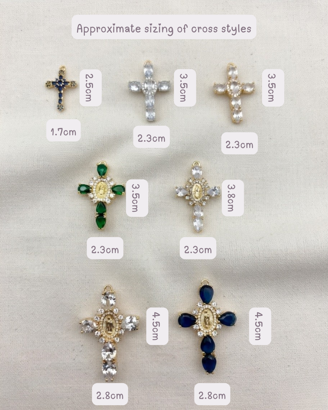 Bridal Bouquet Charm, Something Blue, Religious cross Wedding Day Gift for Bride