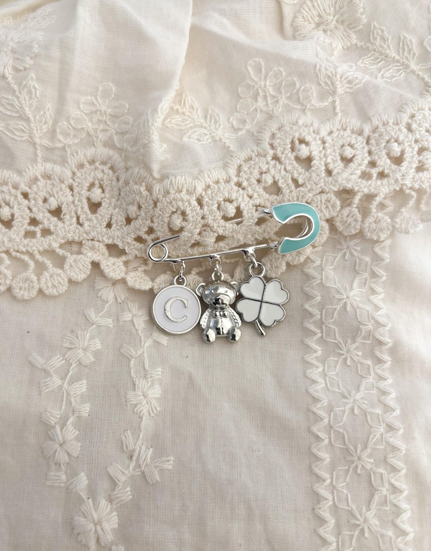 Personalized Silver Baby Keepsake Pin | Unique Baptism,  Christening, Baby shower Gift