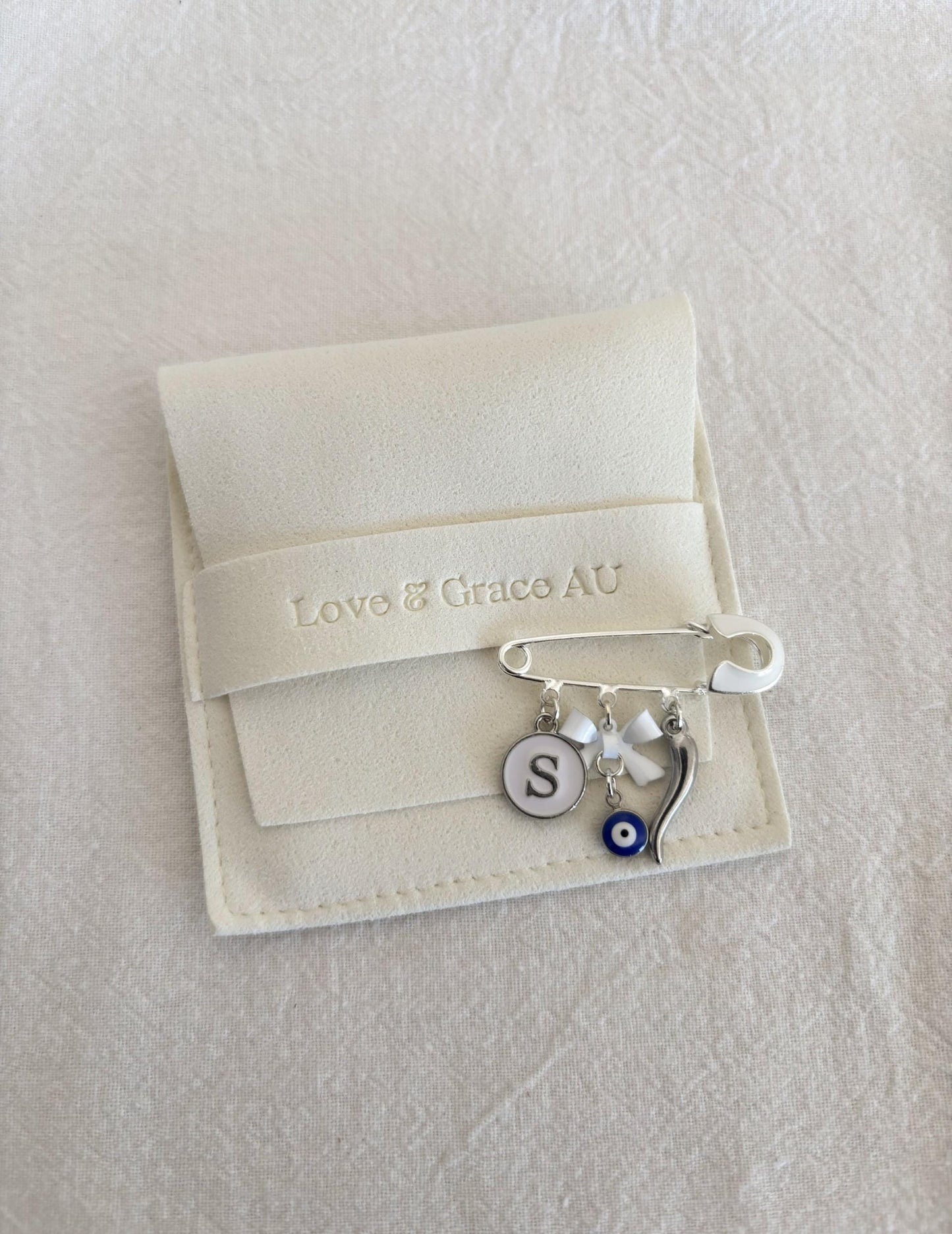 Personalized Silver Baby Keepsake Pin | Unique Baptism,  Christening, Baby shower Gift