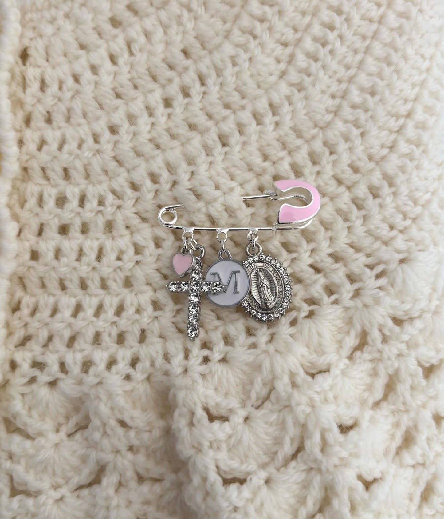 Personalized Silver Baby Keepsake Pin | Unique Baptism,  Christening, Baby shower Gift