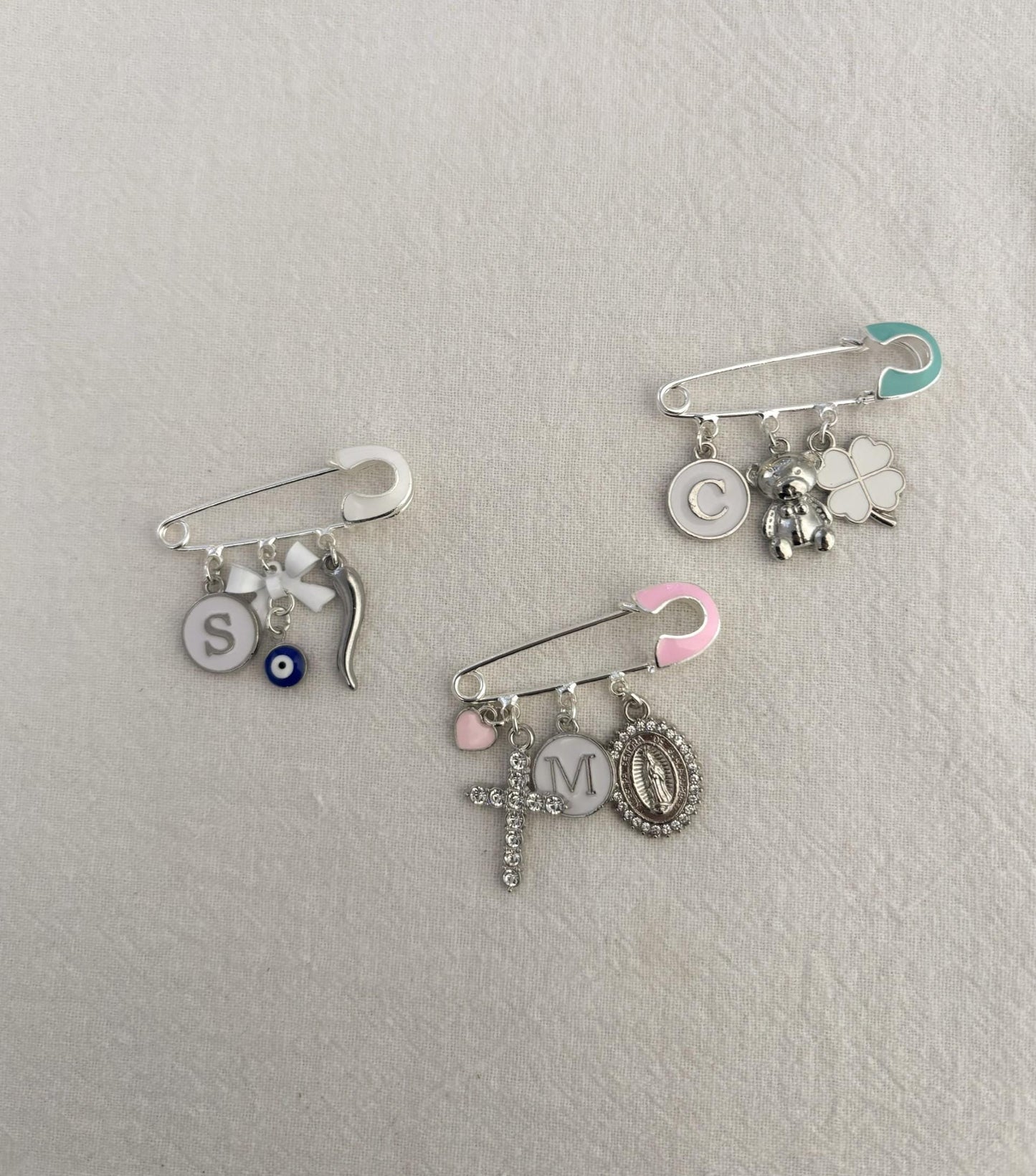 Personalized Silver Baby Keepsake Pin | Unique Baptism,  Christening, Baby shower Gift
