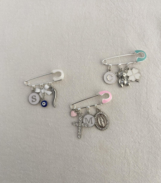 Personalized Silver Baby Keepsake Pin | Unique Baptism,  Christening, Baby shower Gift