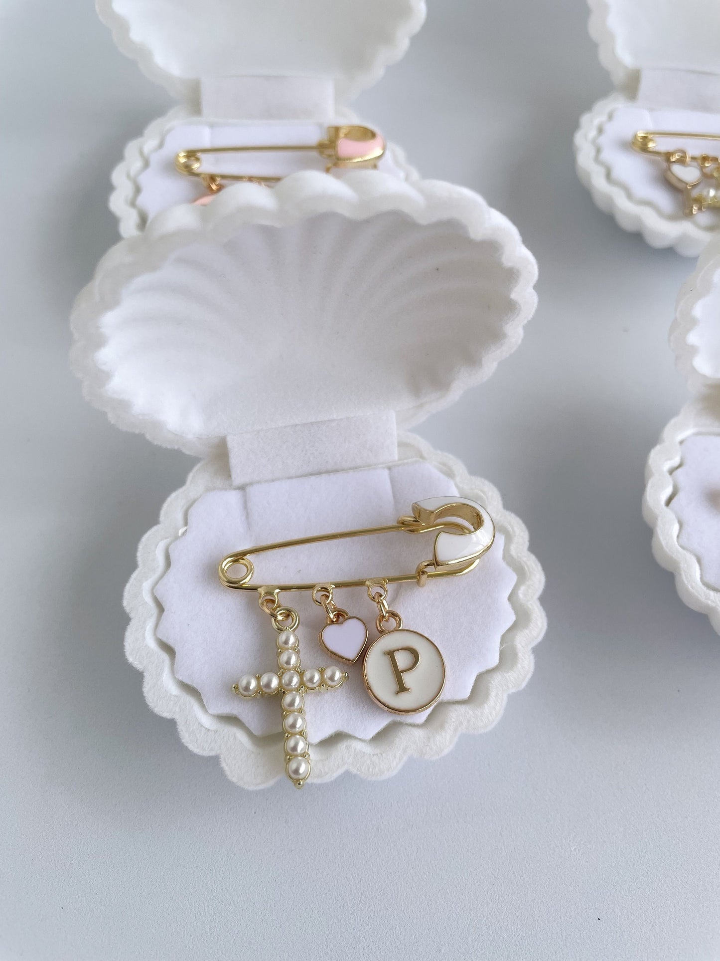 Personalized Gold Baby Brooch: Keepsake Christening Gift