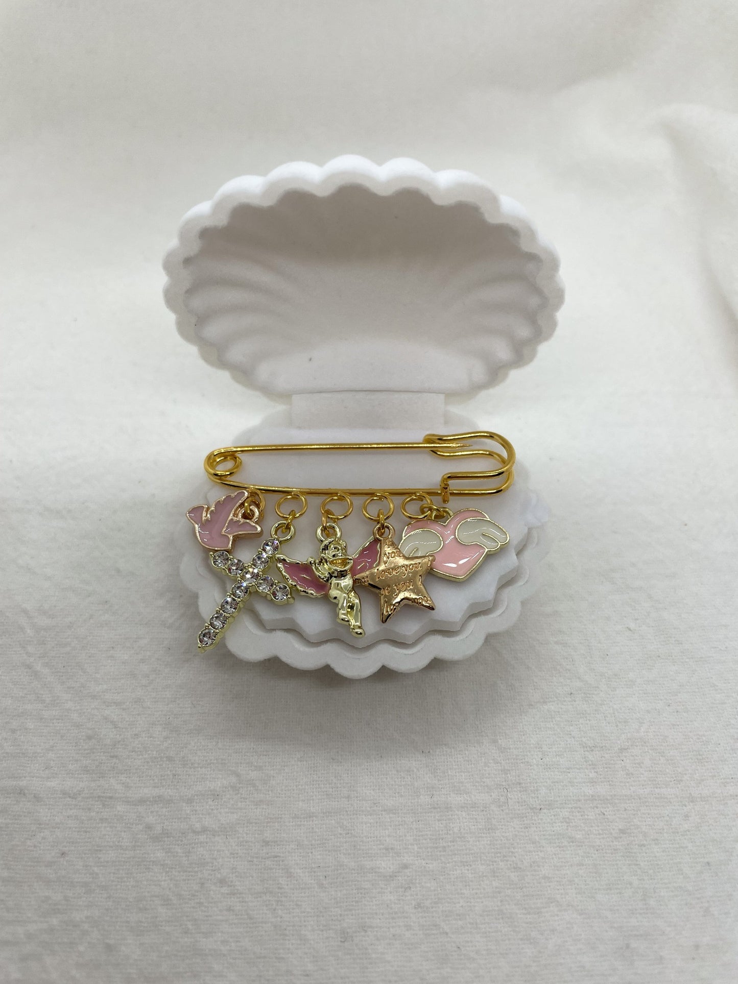 Personalized Memorial Keepsake Brooch: Angel Baby Remembrance Gift