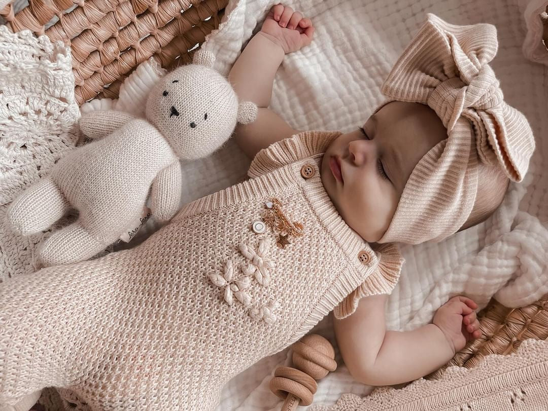 Small Gold Pearl Baby Keepsake pin brooch
